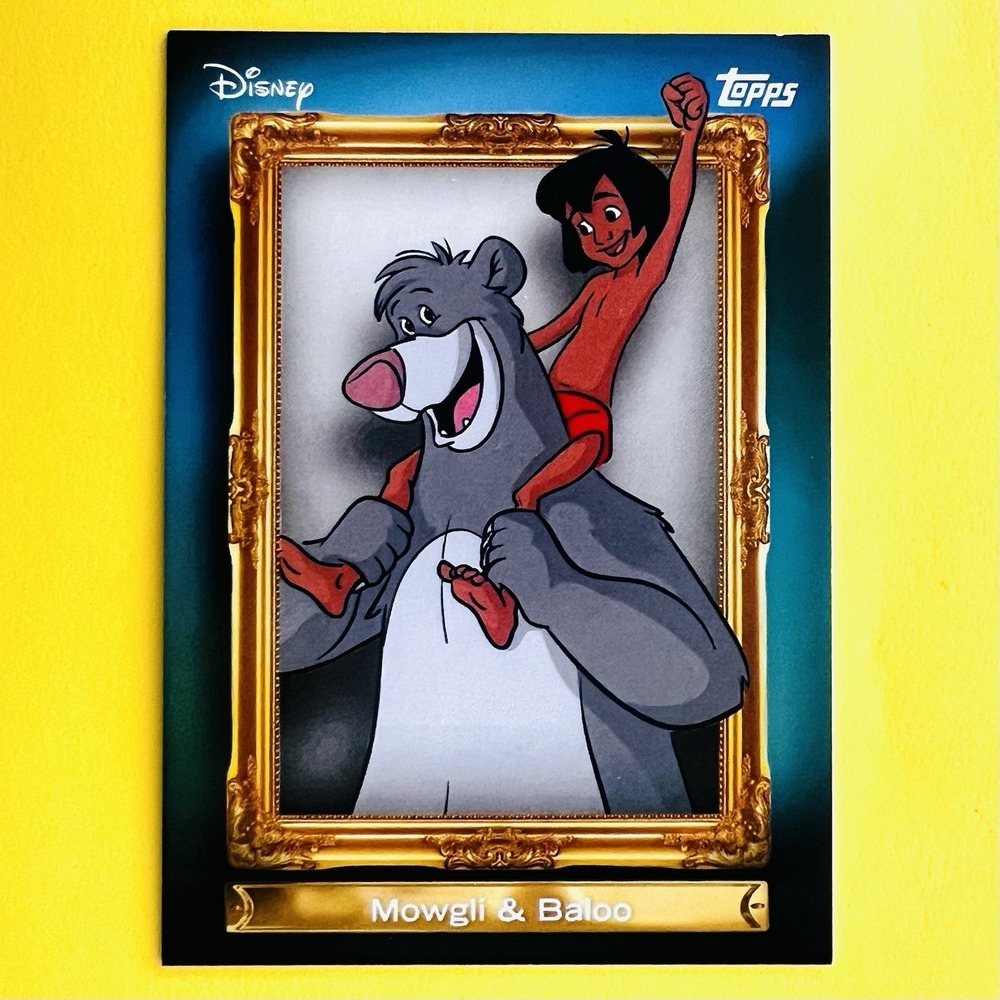 2026 Topps Disney NEON Mowgli & Baloo FF-8 Family First Insert